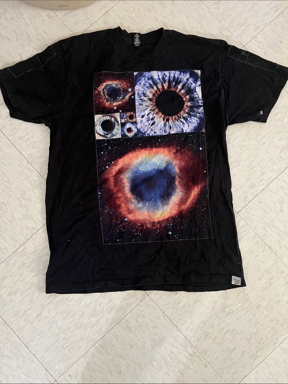 Imaginary foundation graphic eye printed t shirt